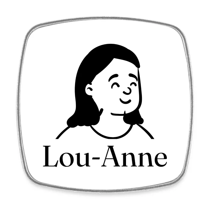 Magnet personnalisé au prénom Lou-Anne