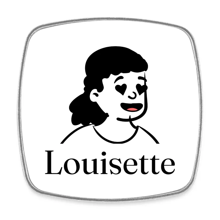 Magnet personnalisé au prénom Louisette