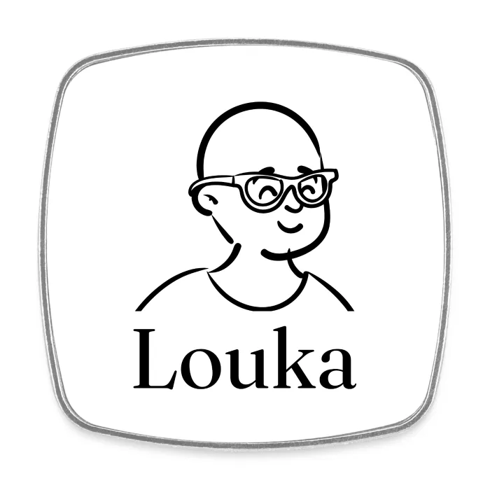 Magnet personnalisé au prénom Louka