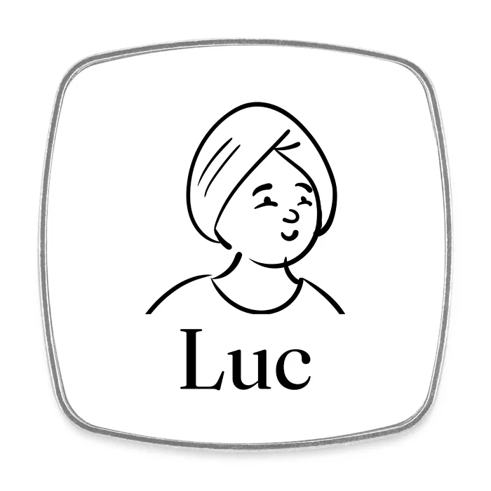 Magnet personnalisé au prénom Luc