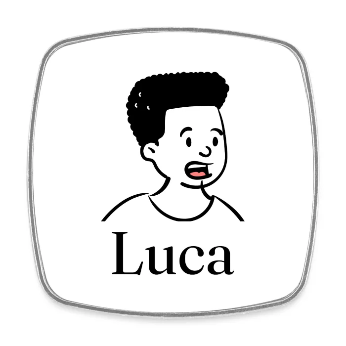 Magnet personnalisé au prénom Luca