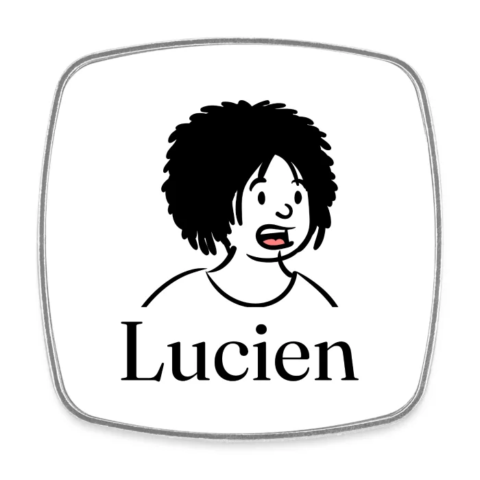 Magnet personnalisé au prénom Lucien