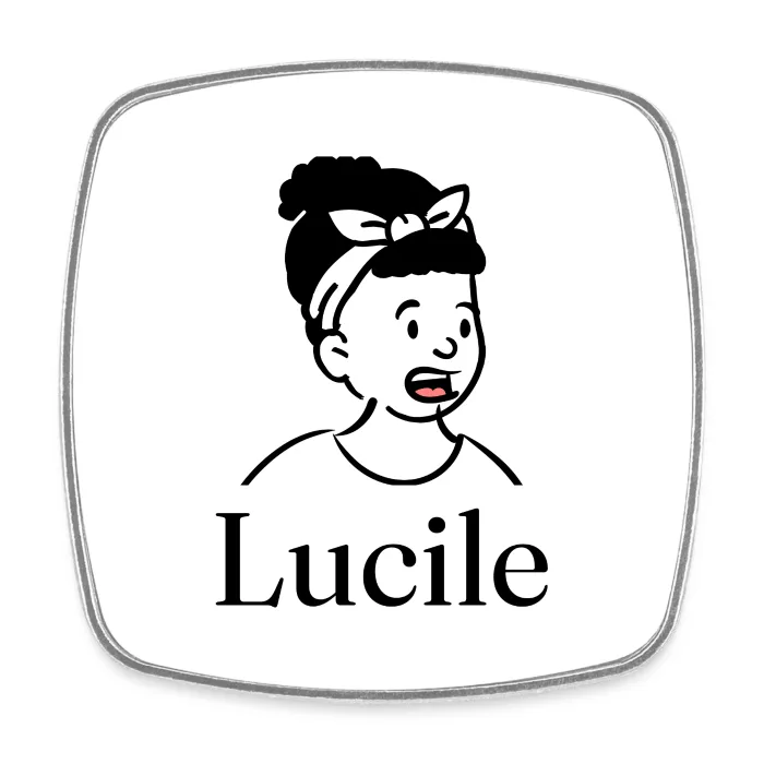 Magnet personnalisé au prénom Lucile
