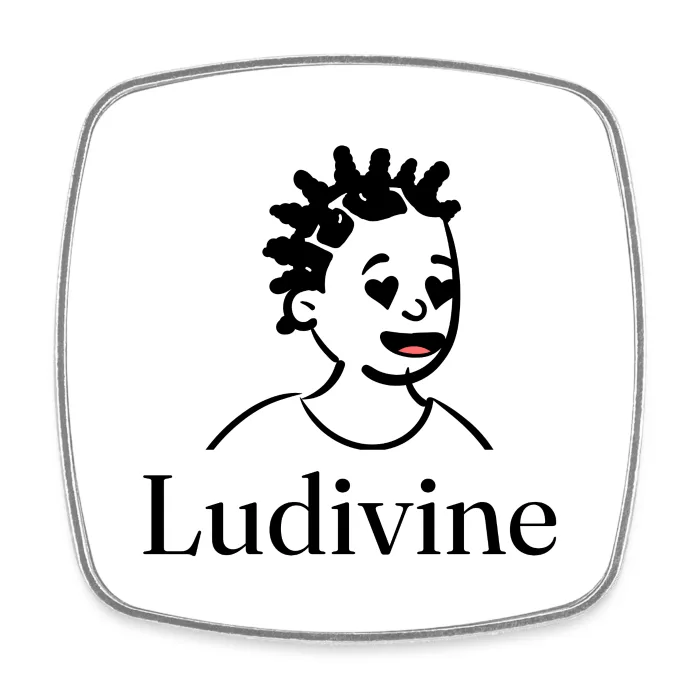 Magnet personnalisé au prénom Ludivine
