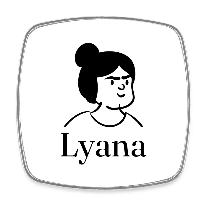 Magnet personnalisé au prénom Lyana