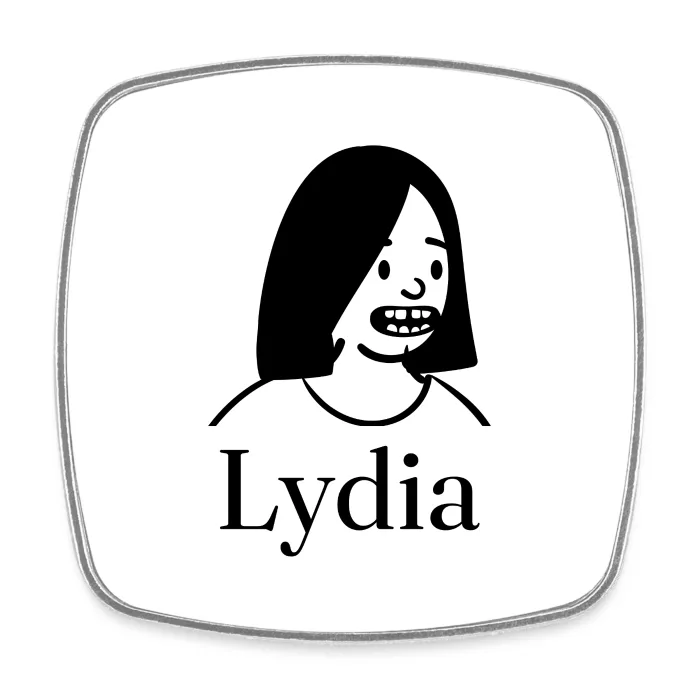 Magnet personnalisé au prénom Lydia