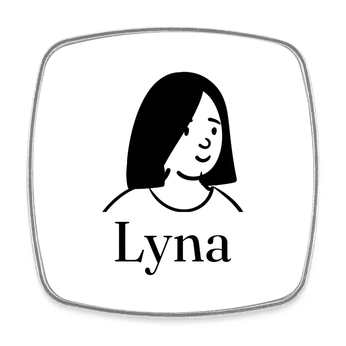 Magnet personnalisé au prénom Lyna