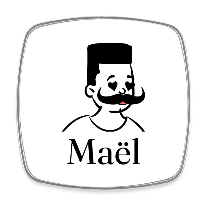 Magnet personnalisé au prénom Maël