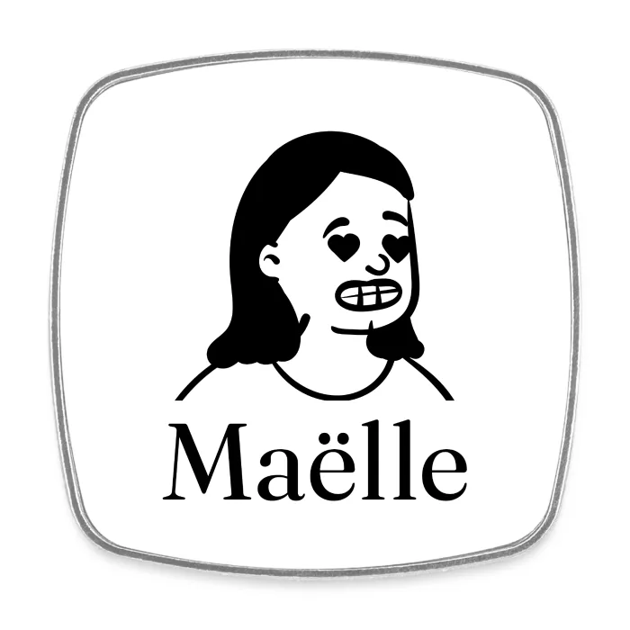 Magnet personnalisé au prénom Maëlle