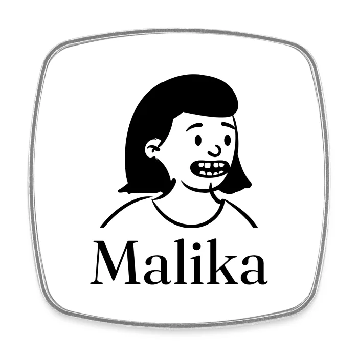 Magnet personnalisé au prénom Malika