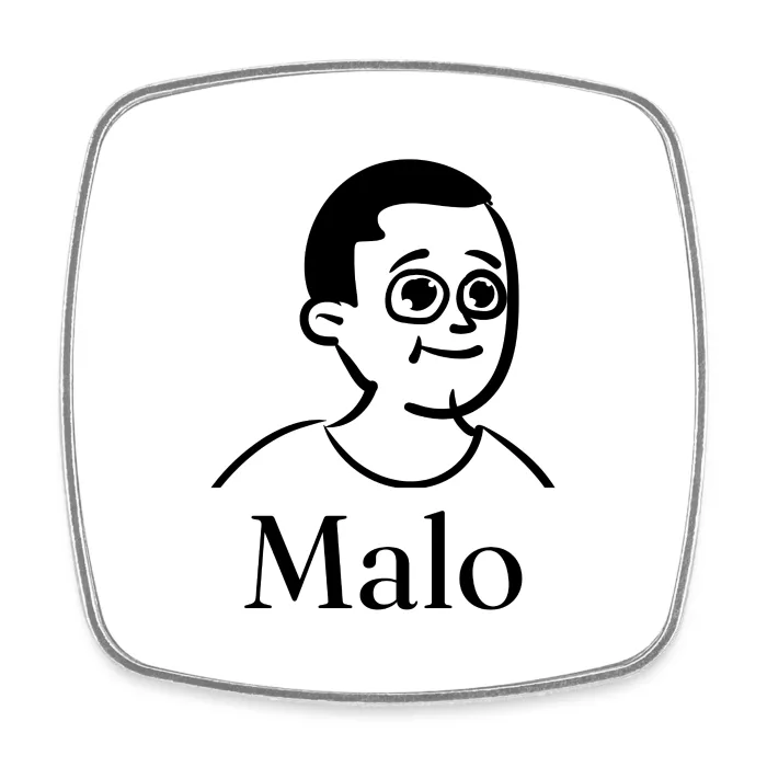 Magnet personnalisé au prénom Malo