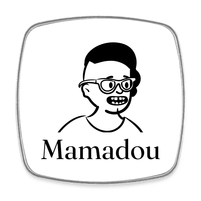Magnet personnalisé au prénom Mamadou