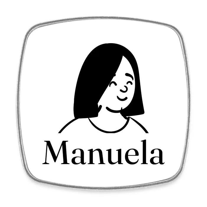 Magnet personnalisé au prénom Manuela