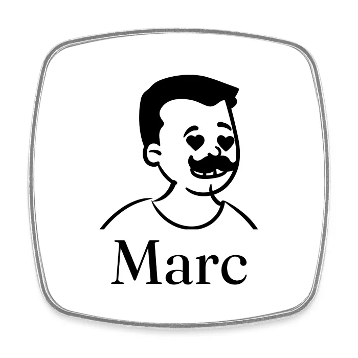 Magnet personnalisé au prénom Marc