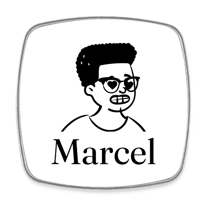 Magnet personnalisé au prénom Marcel