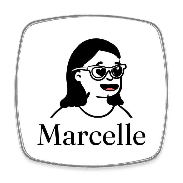 Magnet personnalisé au prénom Marcelle