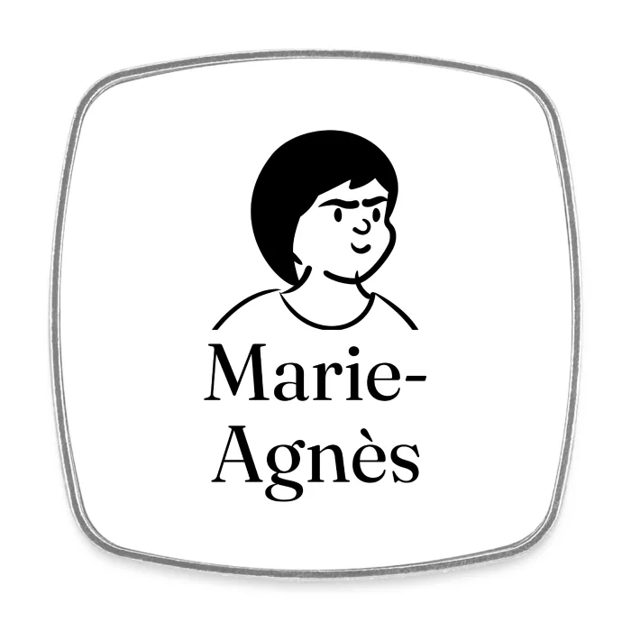 Magnet personnalisé au prénom Marie-Agnès