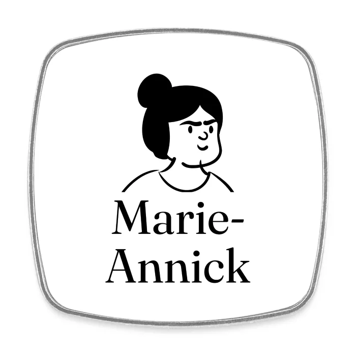 Magnet personnalisé au prénom Marie-Annick