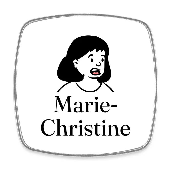 Magnet personnalisé au prénom Marie-Christine
