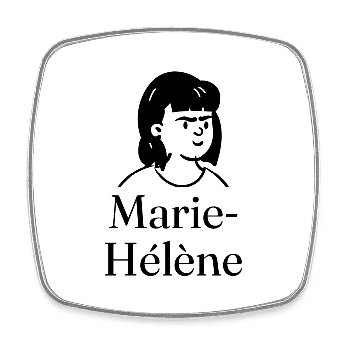 Magnet personnalisé au prénom Marie-Hélène