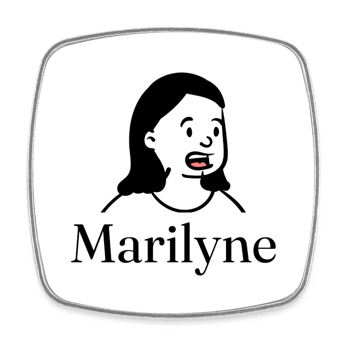Magnet personnalisé au prénom Marilyne