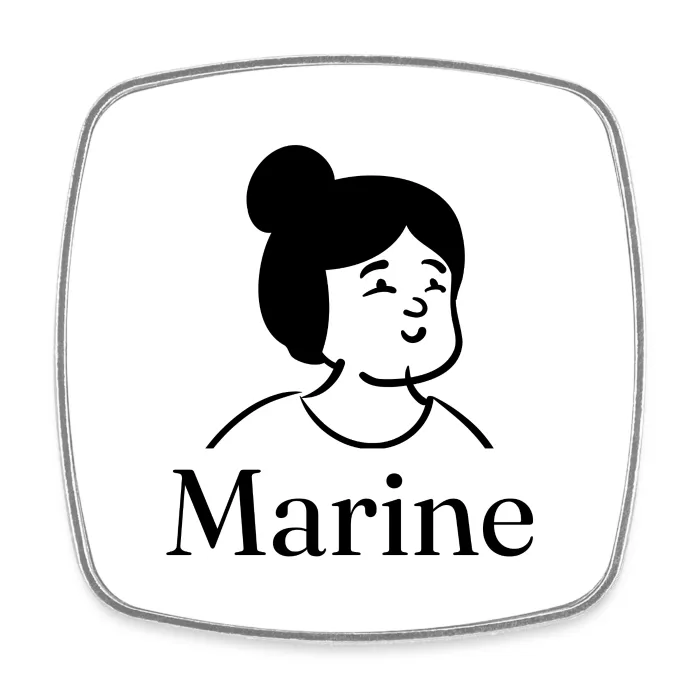 Magnet personnalisé au prénom Marine