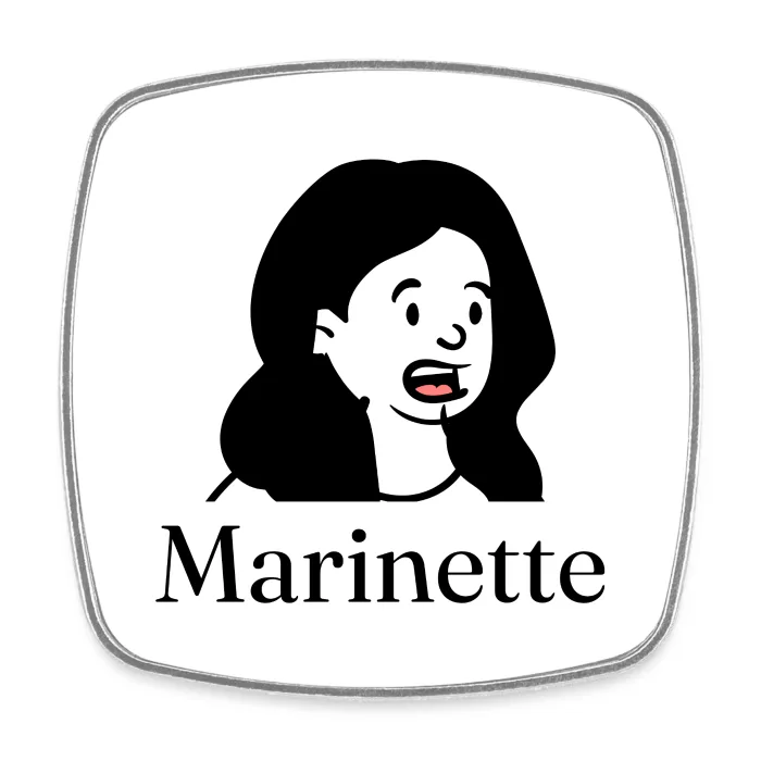 Magnet personnalisé au prénom Marinette