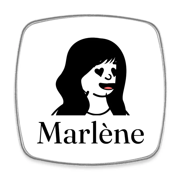 Magnet personnalisé au prénom Marlène