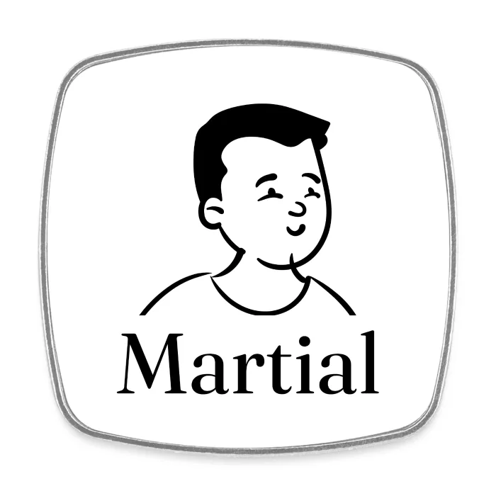 Magnet personnalisé au prénom Martial