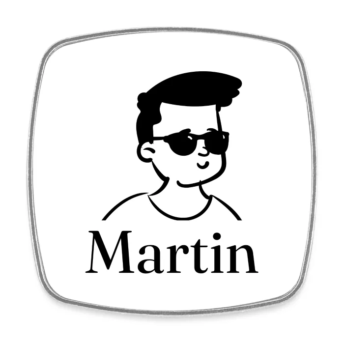 Magnet personnalisé au prénom Martin