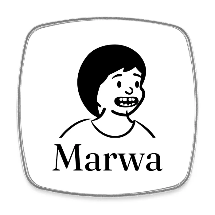 Magnet personnalisé au prénom Marwa