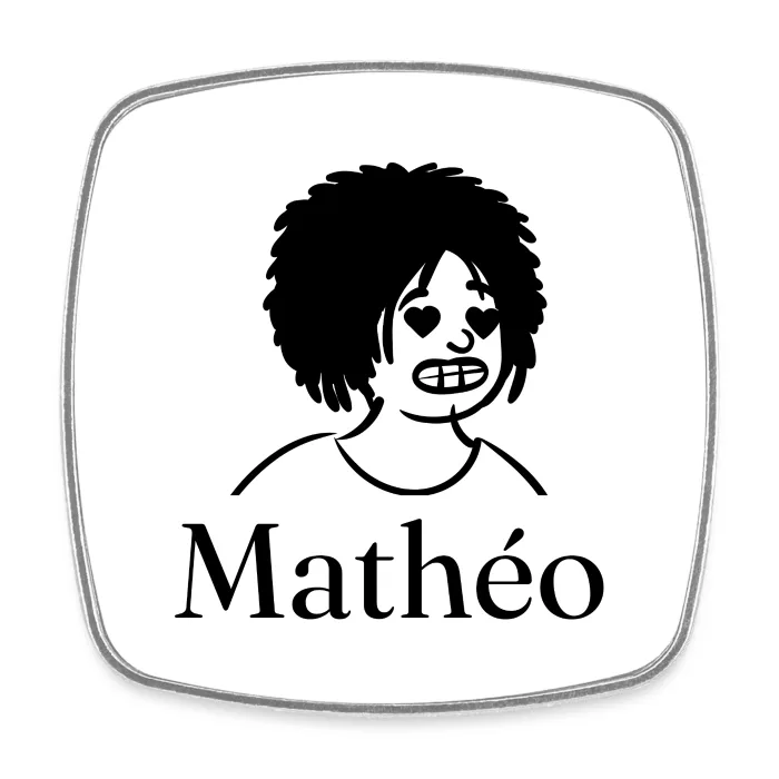 Magnet personnalisé au prénom Mathéo