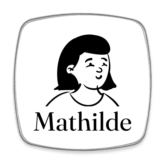 Magnet personnalisé au prénom Mathilde