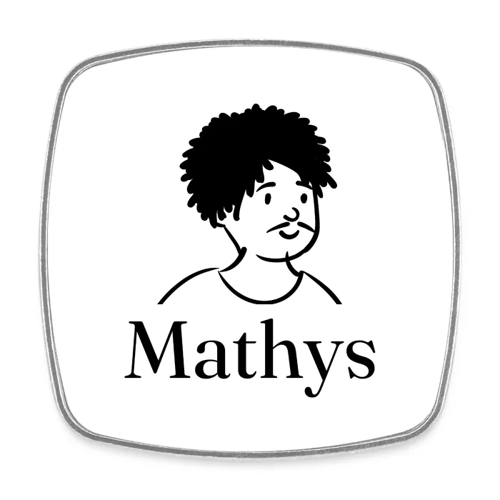 Magnet personnalisé au prénom Mathys