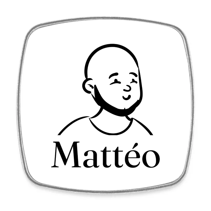 Magnet personnalisé au prénom Mattéo