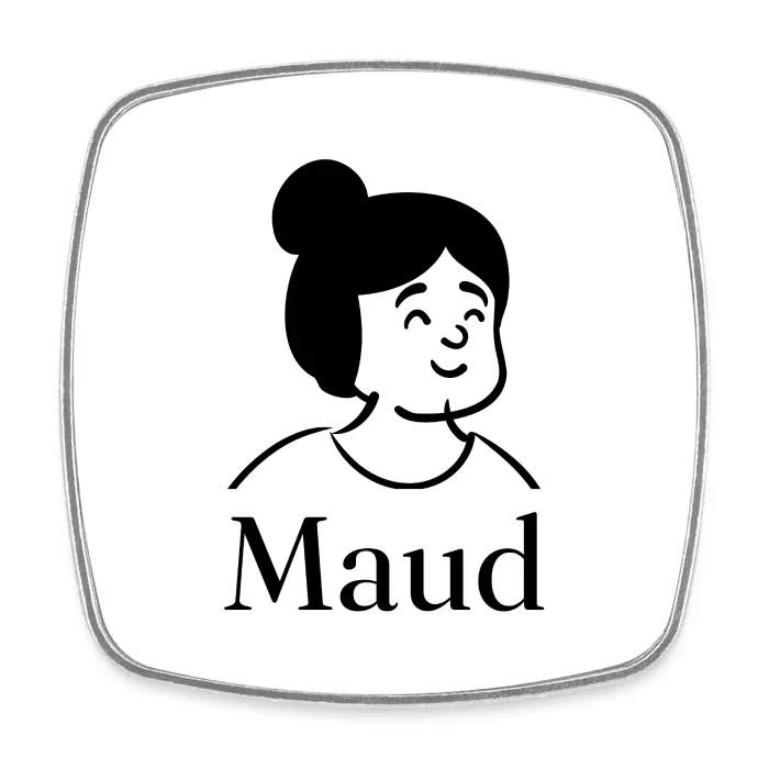Magnet personnalisé au prénom Maud