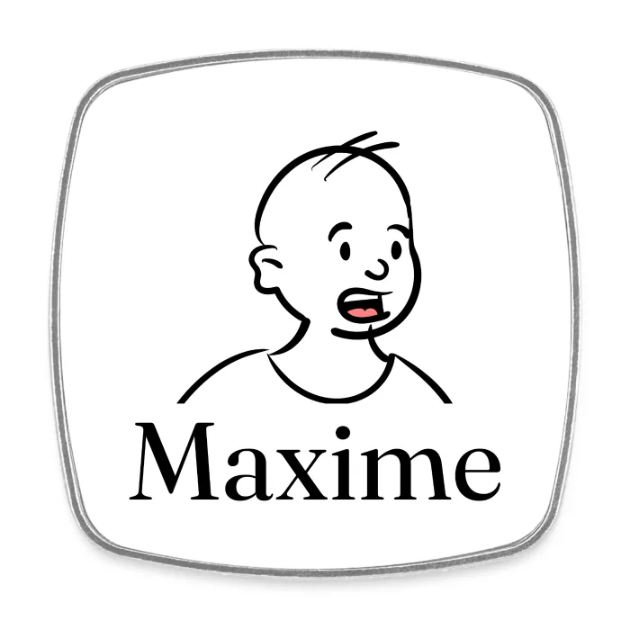 Magnet personnalisé au prénom Maxime