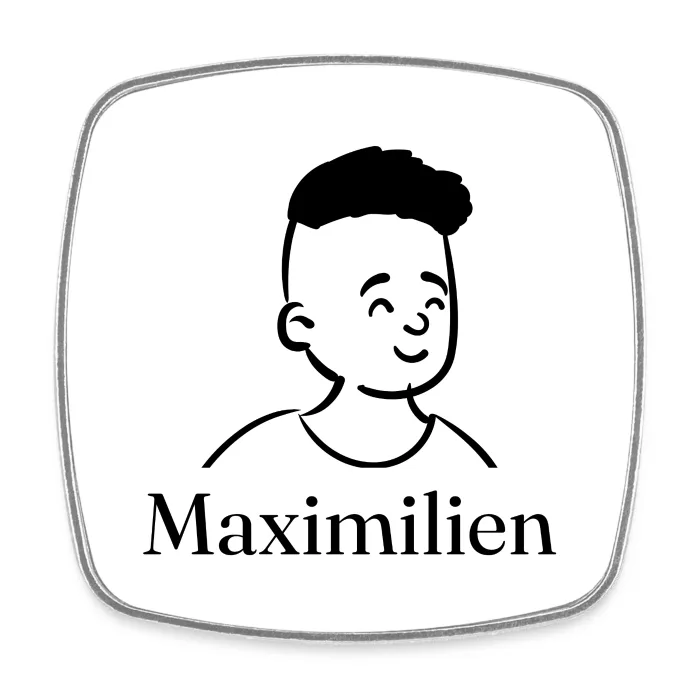 Magnet personnalisé au prénom Maximilien