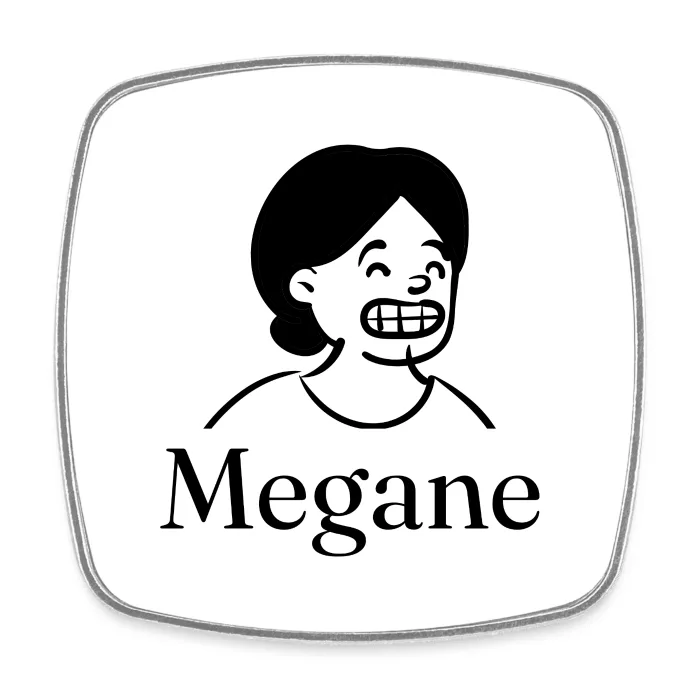 Magnet personnalisé au prénom Megane