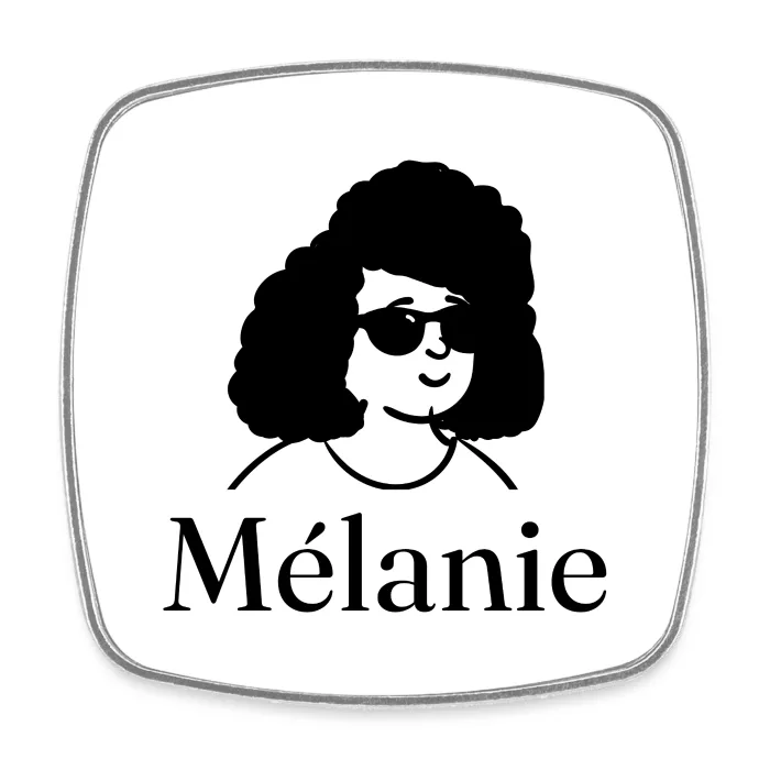 Magnet personnalisé au prénom Mélanie