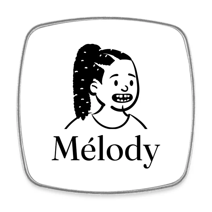 Magnet personnalisé au prénom Mélody