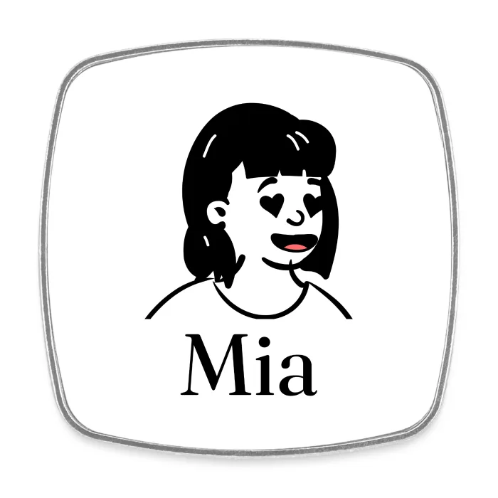 Magnet personnalisé au prénom Mia