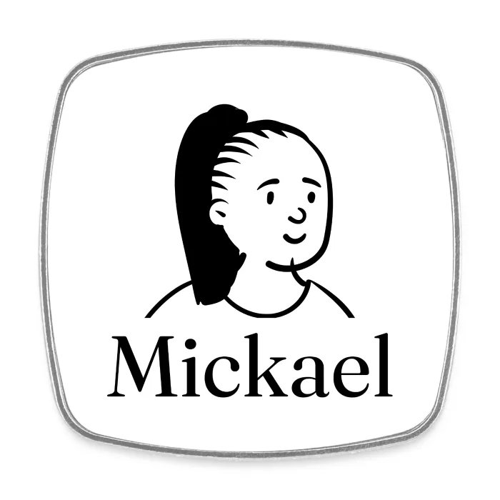 Magnet personnalisé au prénom Mickael
