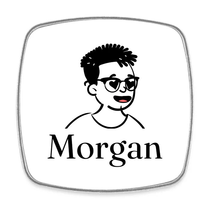 Magnet personnalisé au prénom Morgan