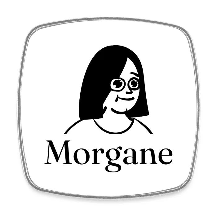 Magnet personnalisé au prénom Morgane