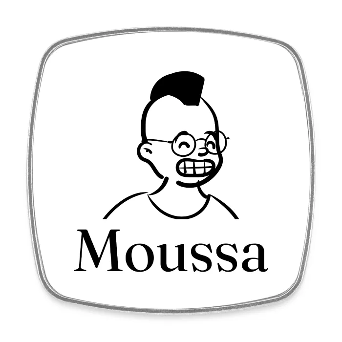 Magnet personnalisé au prénom Moussa