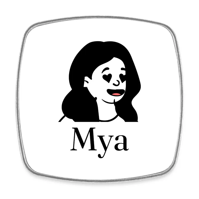 Magnet personnalisé au prénom Mya