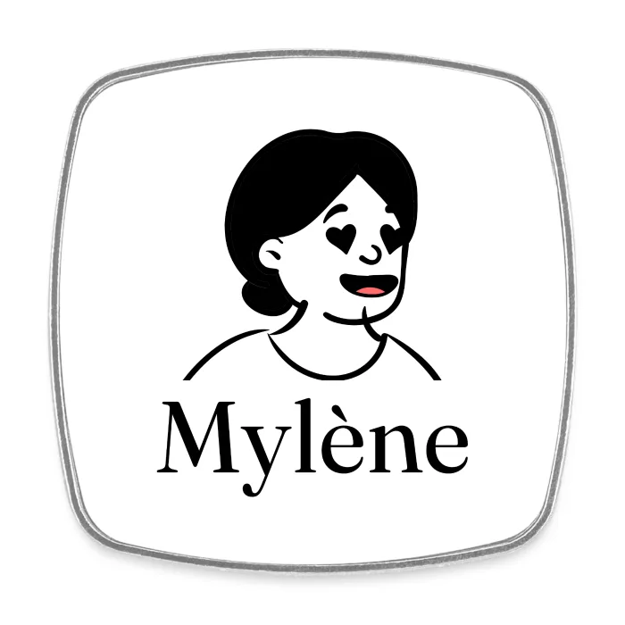 Magnet personnalisé au prénom Mylène