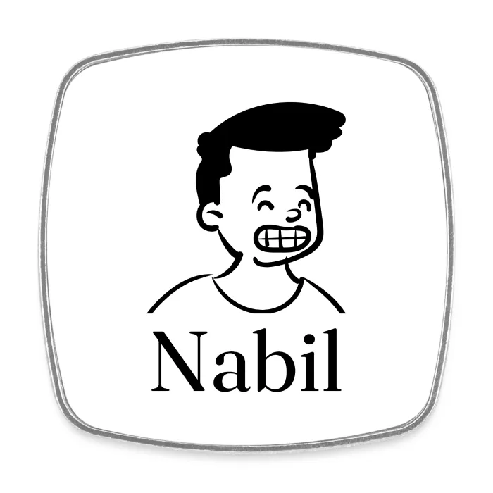 Magnet personnalisé au prénom Nabil