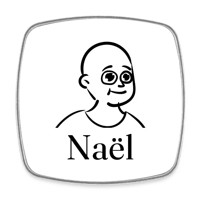 Magnet personnalisé au prénom Naël